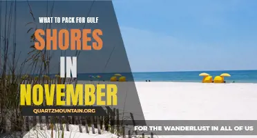 Essential Items to Pack for a November Trip to Gulf Shores