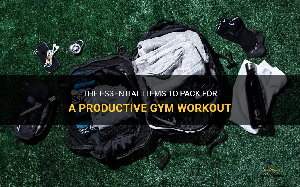 what to pack for gym