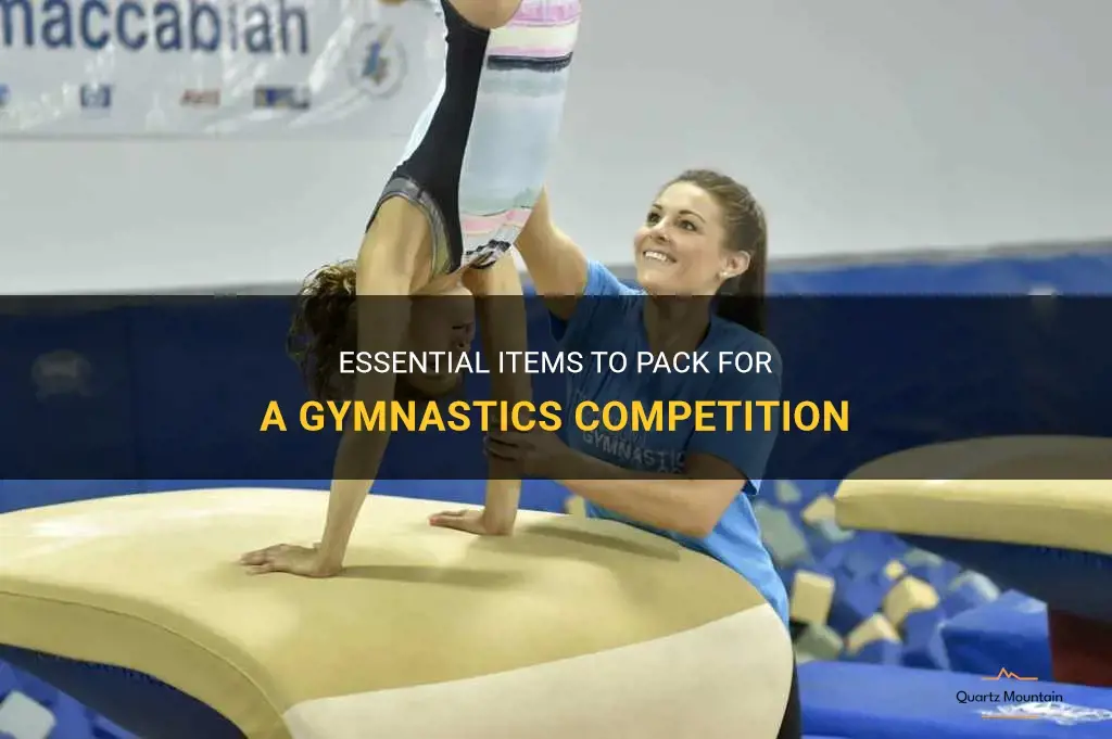 what to pack for gymnastics