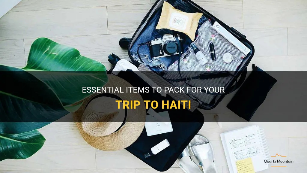 what to pack for haiti