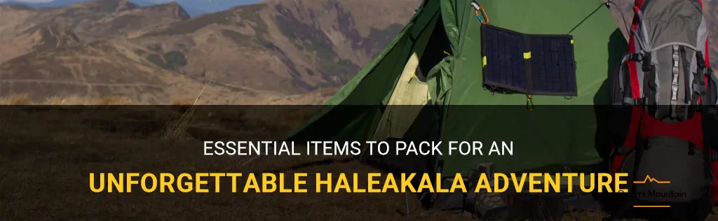 what to pack for haleakala
