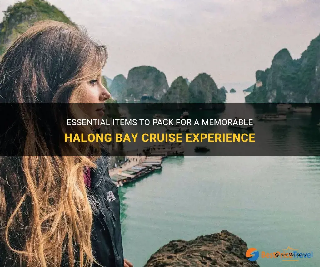 what to pack for halong bay cruise