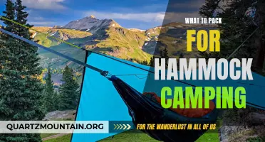 Essential Items to Pack for Hammock Camping