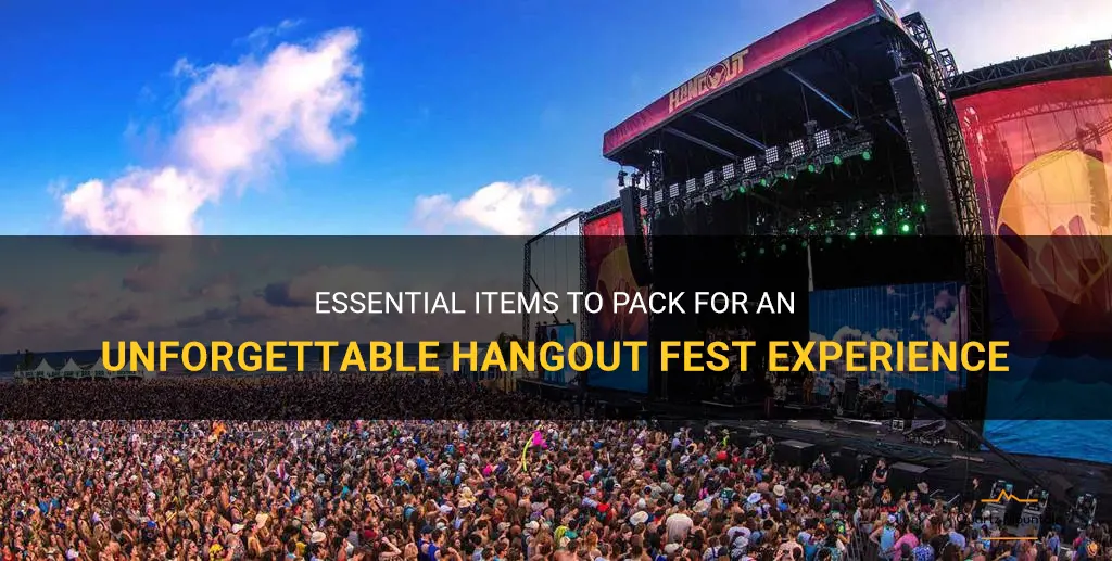 what to pack for hangout fest