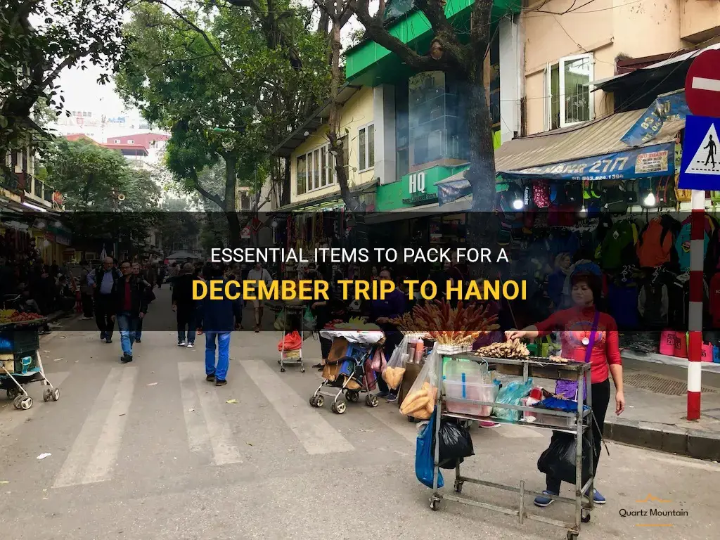 what to pack for hanoi in december