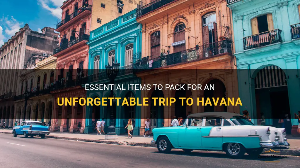 what to pack for havana