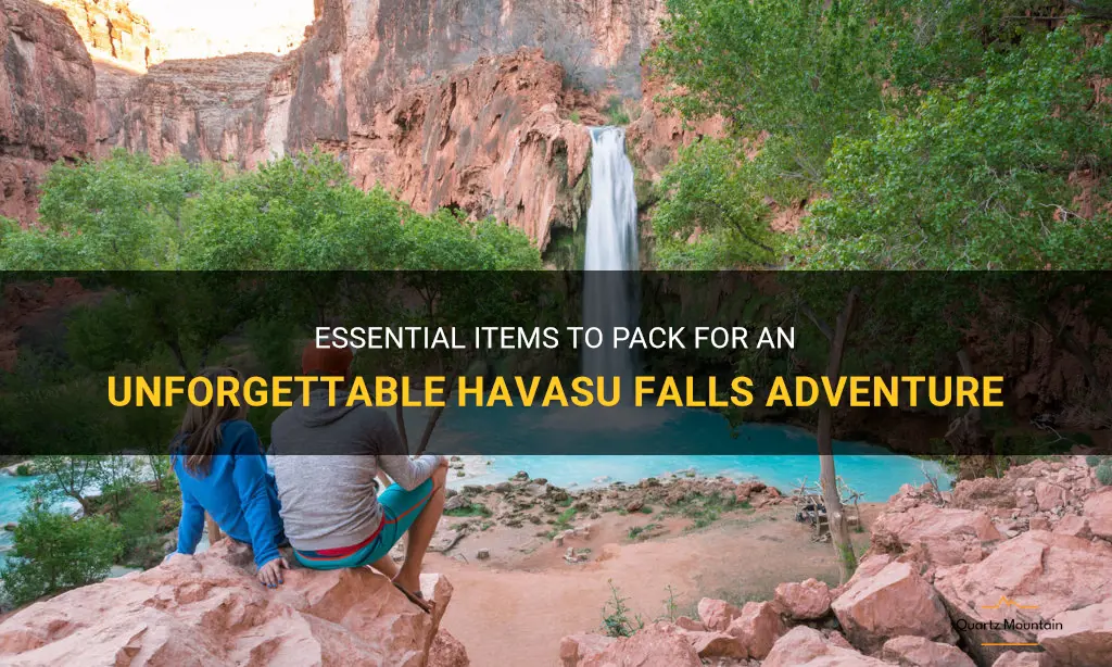 what to pack for havasu falls