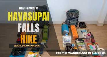 Essential Items to Pack for Your Havasupai Falls Hike
