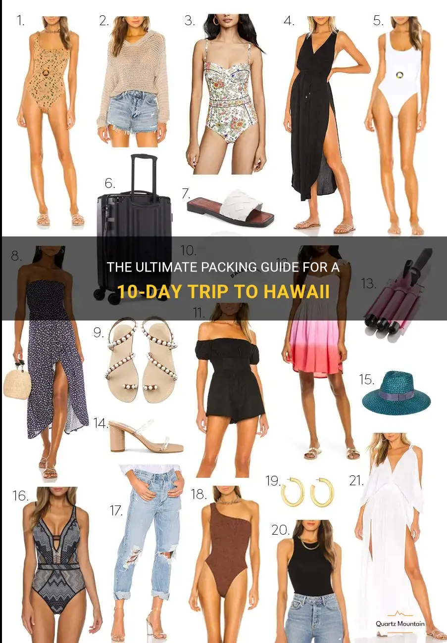what to pack for hawaii 10 days