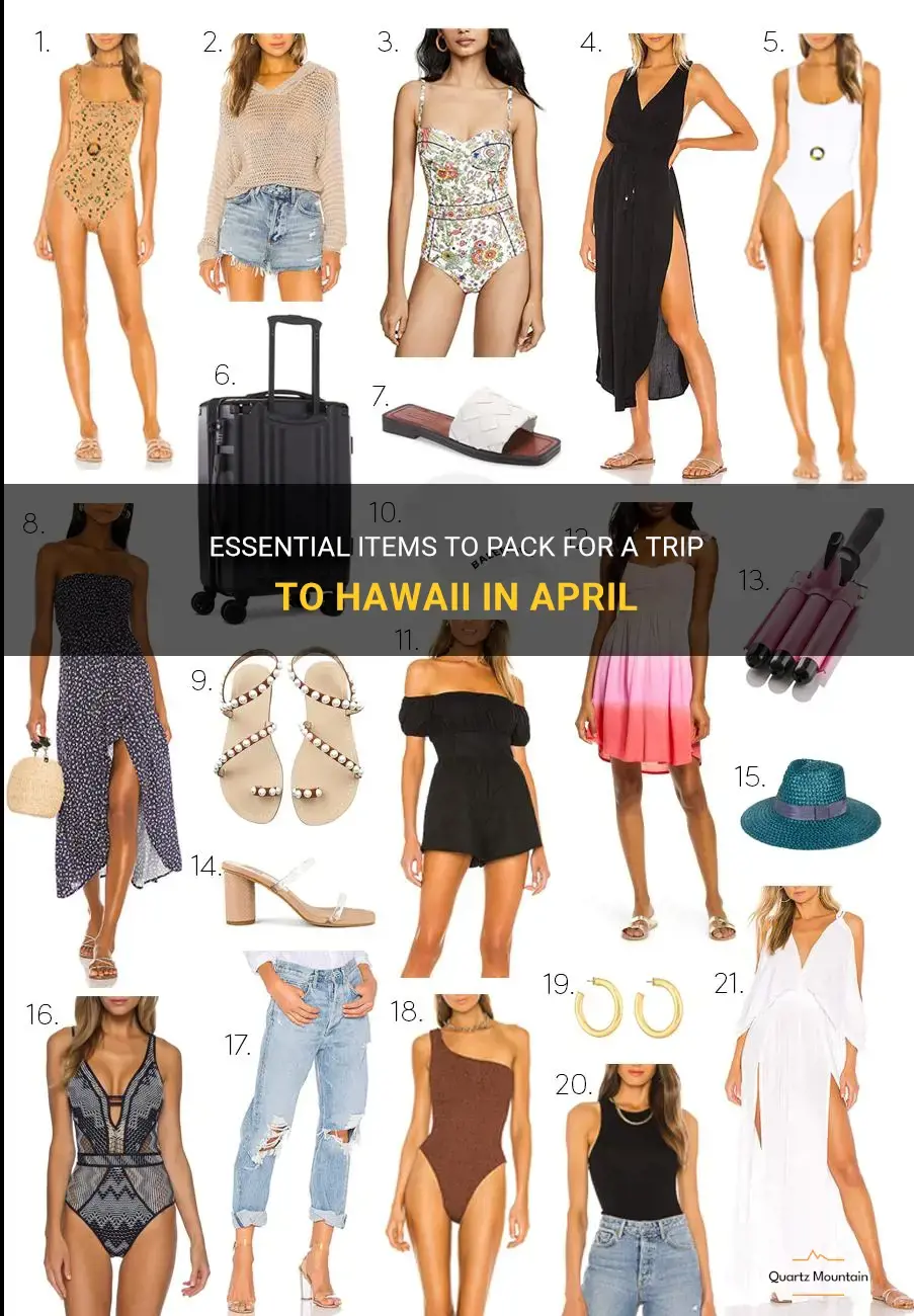 what to pack for hawaii in april