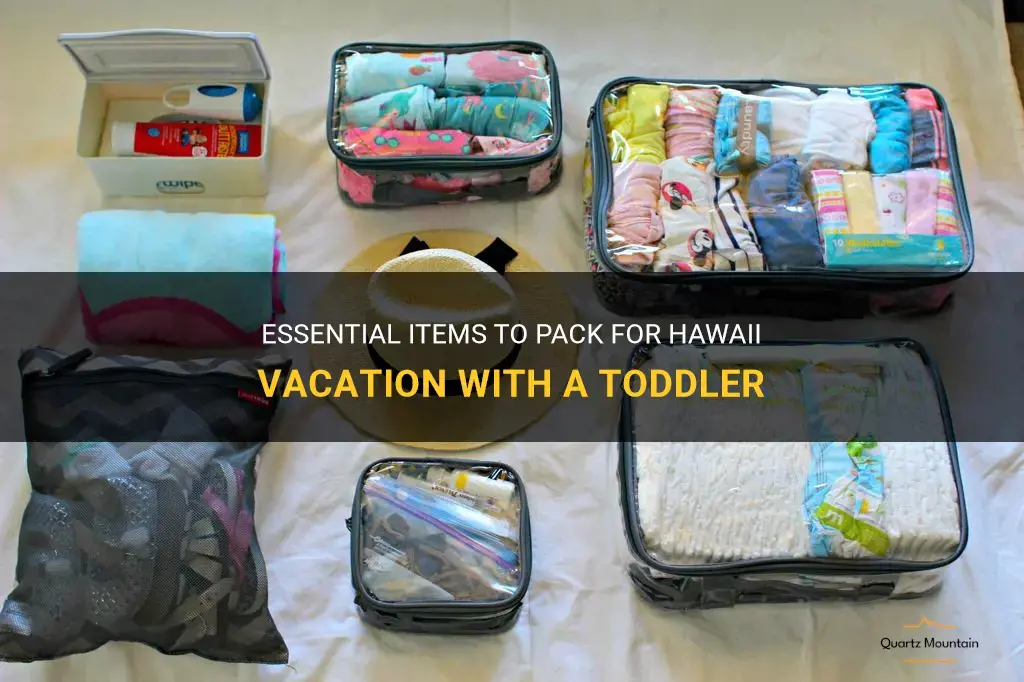 what to pack for hawaii with a toddler