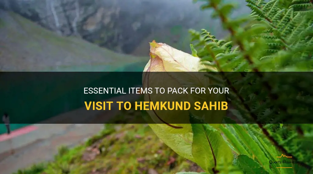 what to pack for hemkund sahib