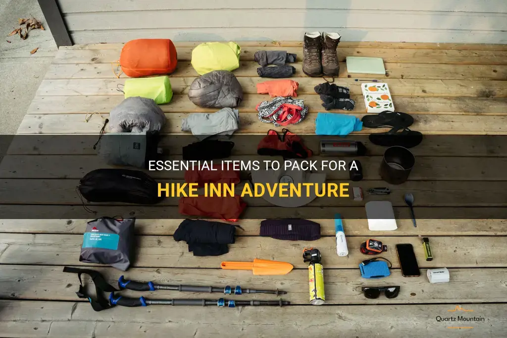 what to pack for hike inn
