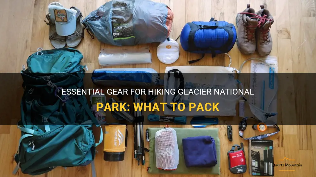 what to pack for hiking glacier national park