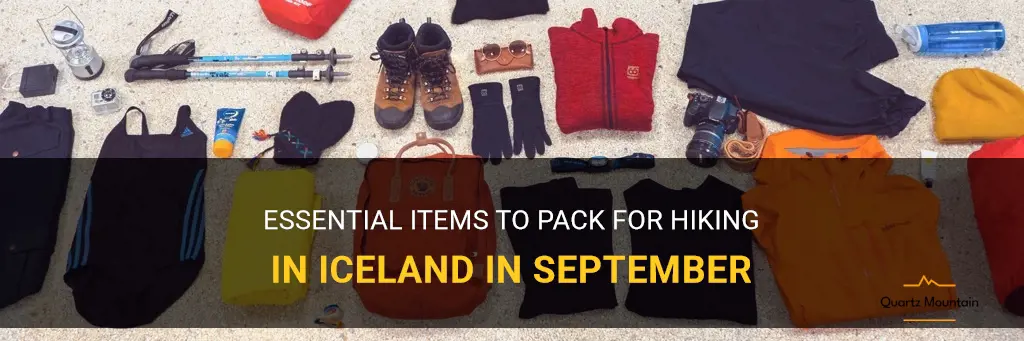 what to pack for hiking I iceland in September