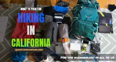 Essential Items to Pack for Hiking in Beautiful California