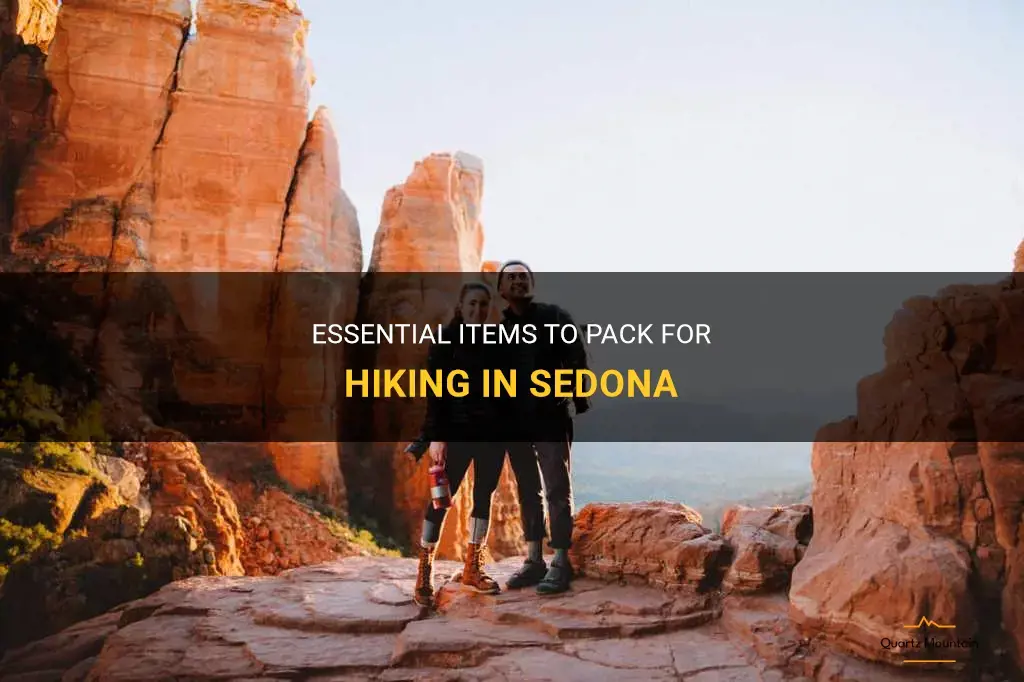 what to pack for hiking in sedona