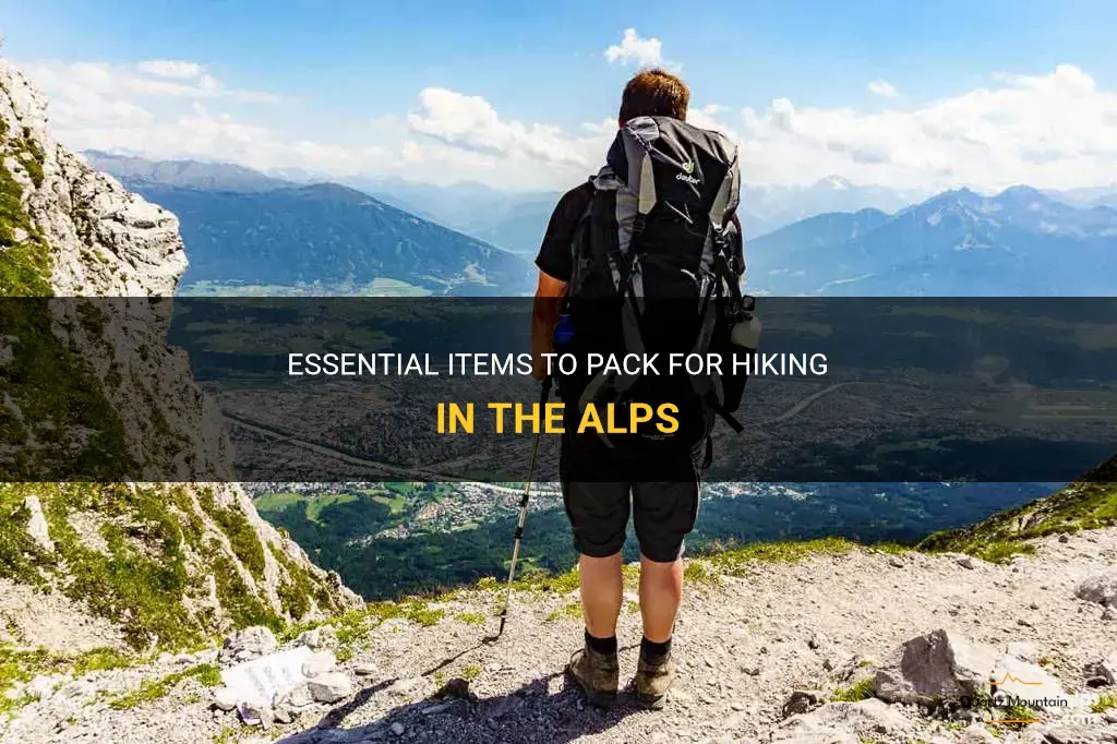 what to pack for hiking in the alps