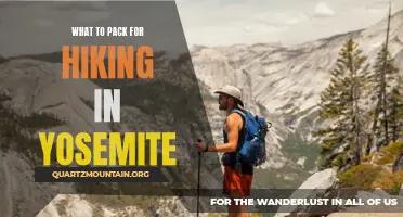 The Ultimate Packing Guide for Hiking in Yosemite National Park