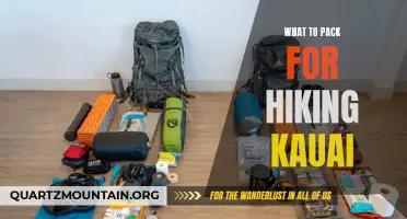 Essential Gear to Pack for Hiking Kauai's Stunning Trails