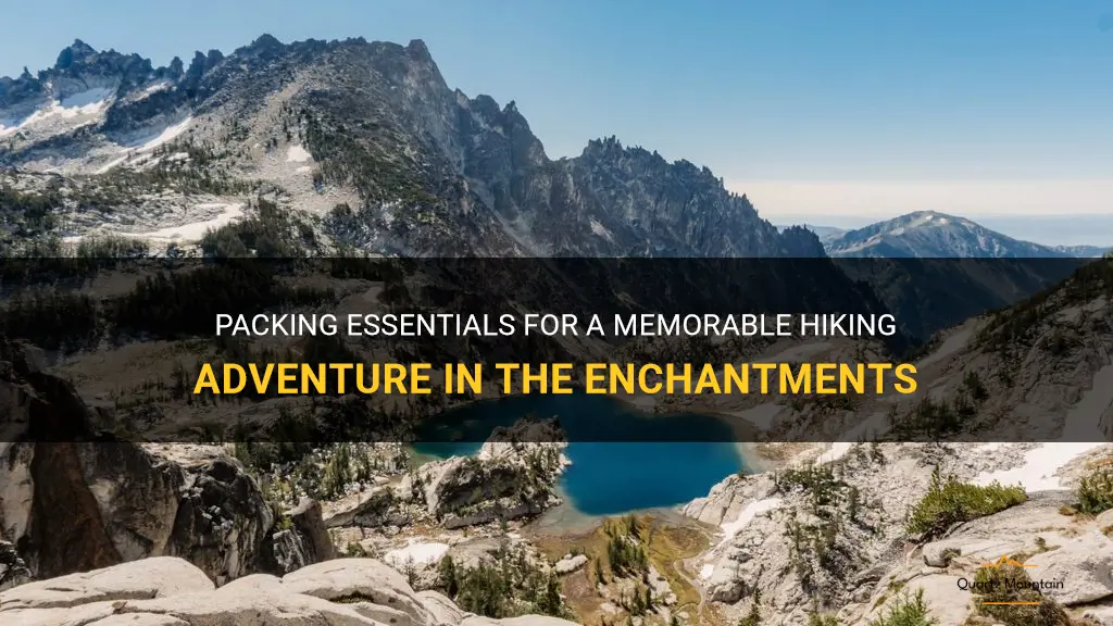 what to pack for hiking the enchantments