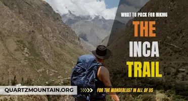 Essential Gear for Hiking the Inca Trail: A Comprehensive Packing List