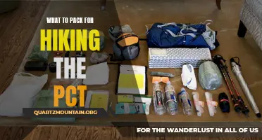 Essential Items to Pack for Hiking the PCT: A Comprehensive Guide