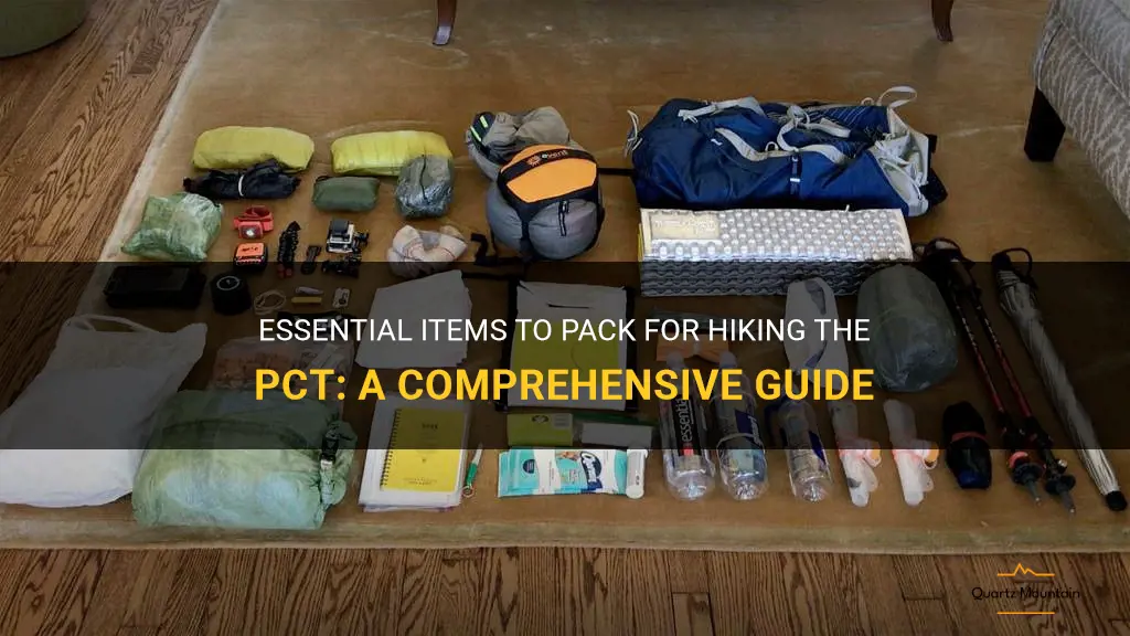 what to pack for hiking the pct