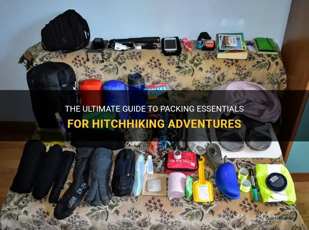 what to pack for hitchhiking