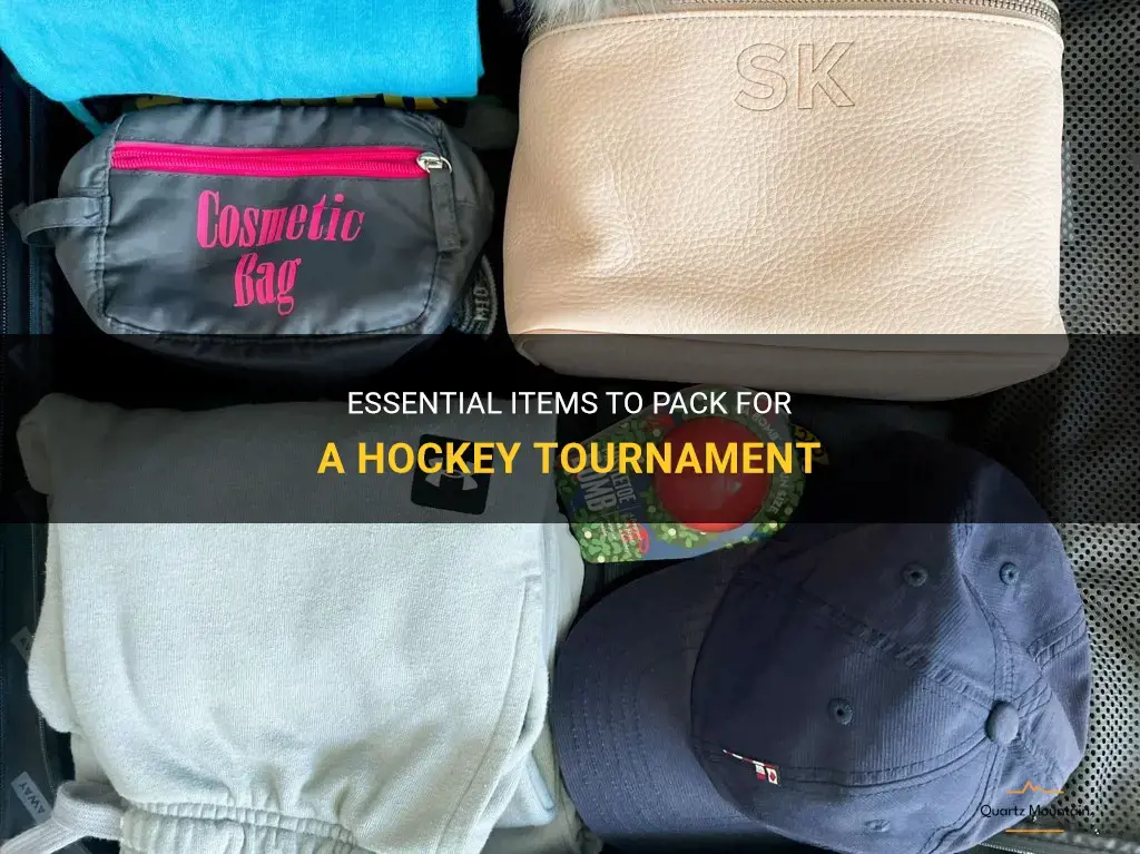 what to pack for hockey tournament