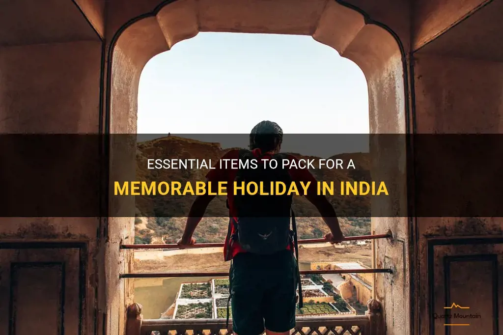 what to pack for holiday in india