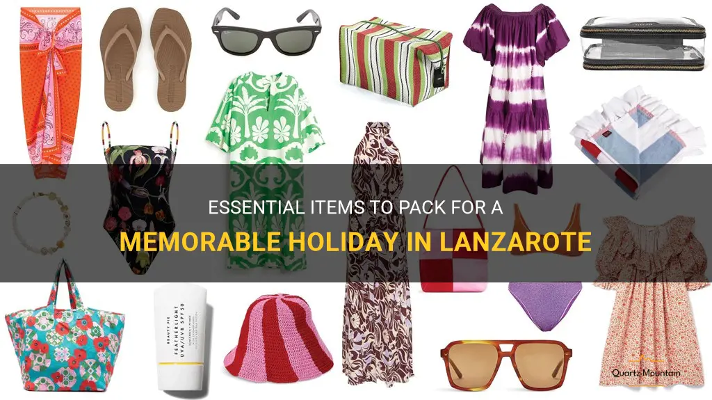 what to pack for holiday in lanzarote