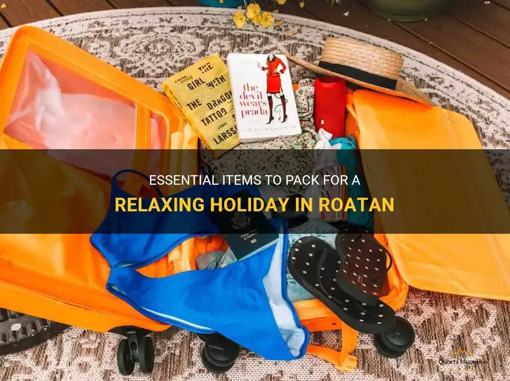 what to pack for holiday in roatan