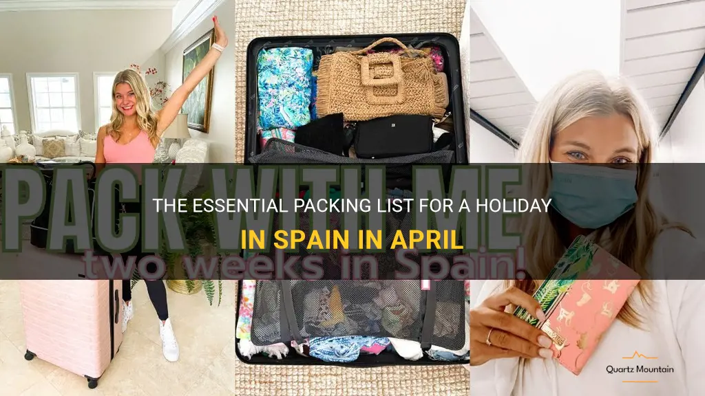 what to pack for holiday in spain in april