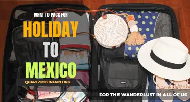Essential Items to Pack for a Memorable Holiday in Mexico