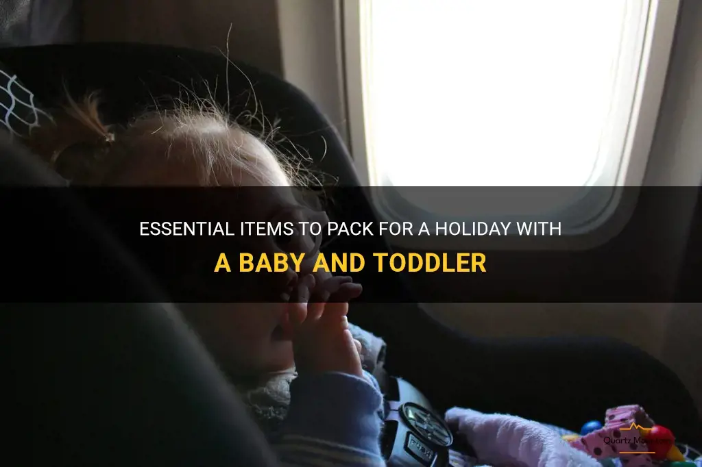 what to pack for holiday with baby and toddler