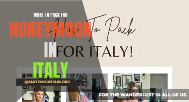 Essential Packing Guide for Your Romantic Honeymoon in Italy