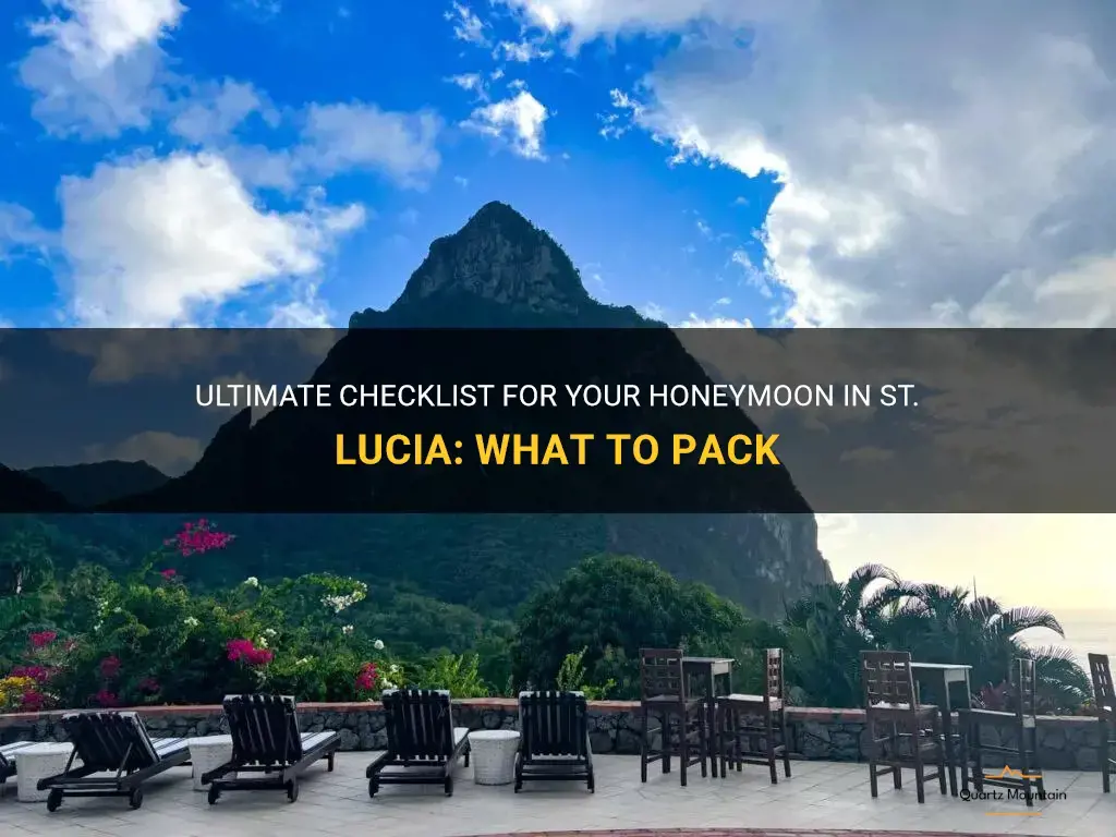 what to pack for honeymoon in st lucia