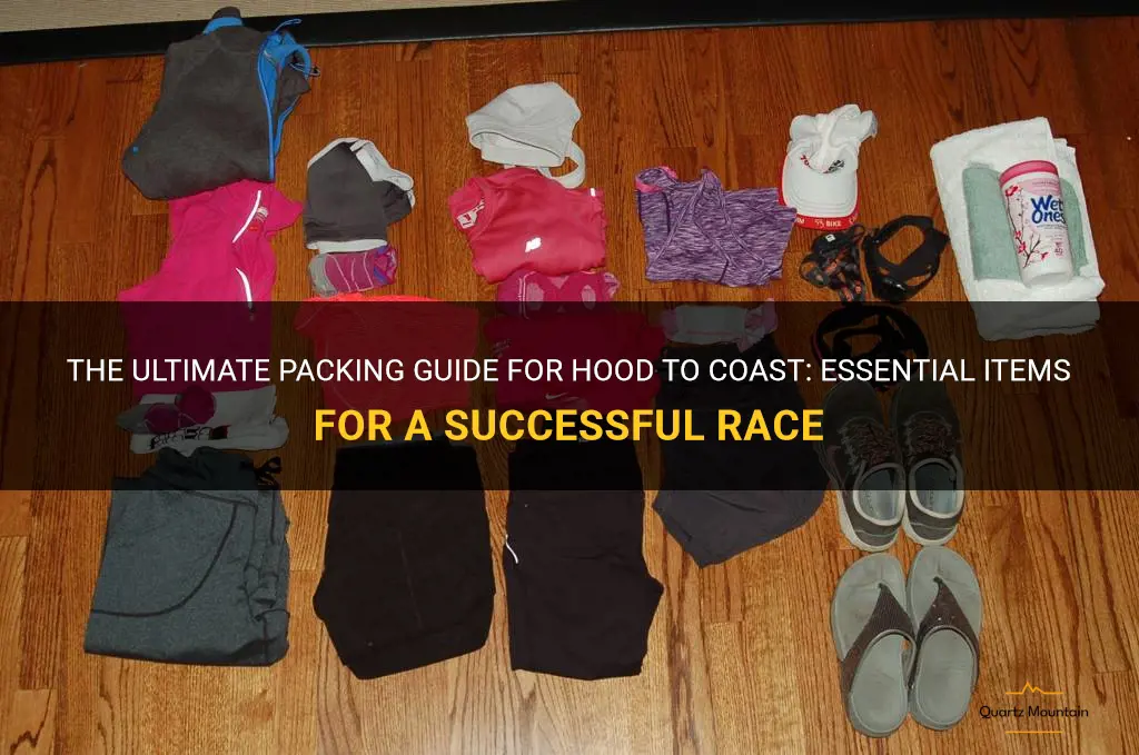 what to pack for hood to coast