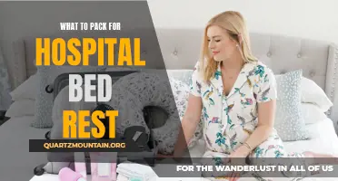 Essential Items to Pack for Hospital Bed Rest: A Comprehensive Guide