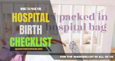 Essential Items to Include in Your Hospital Birth Checklist