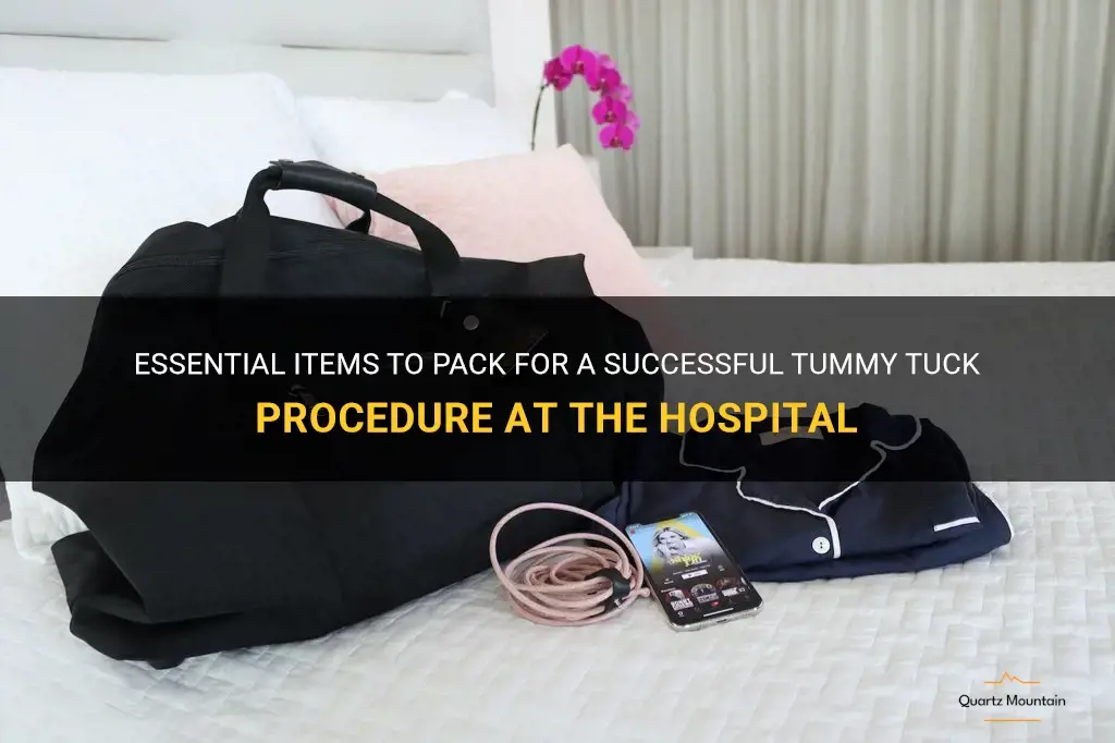 what to pack for hospital for tummy tuck