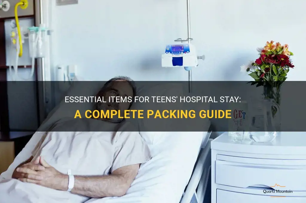 what to pack for hospital stay for teens
