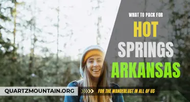 Essential Packing List for Your Hot Springs, Arkansas Adventure