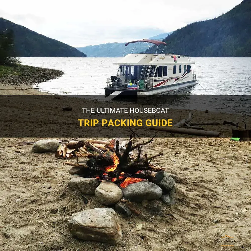 what to pack for houseboat trip