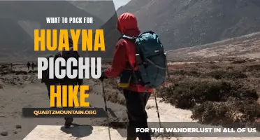 Essential Items to Pack for a Huayna Picchu Hike