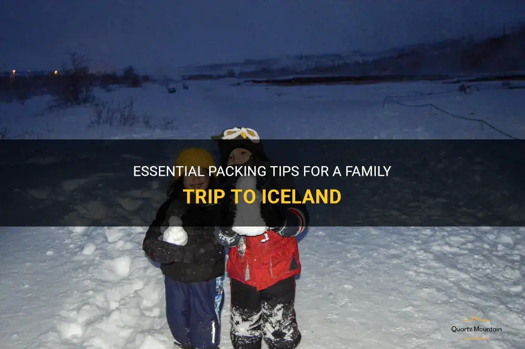 what to pack for iceland with kids