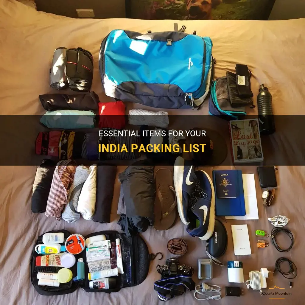 what to pack for india
