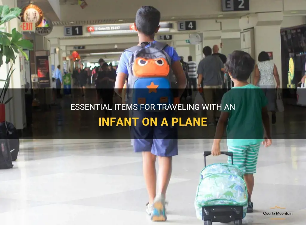what to pack for infant on plane