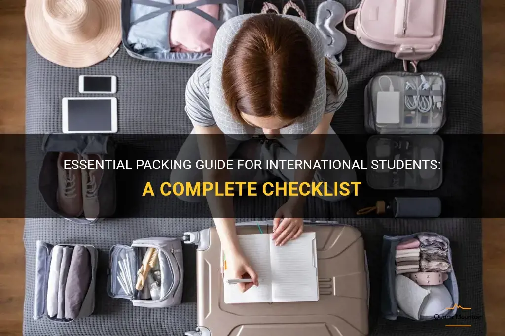 what to pack for international students